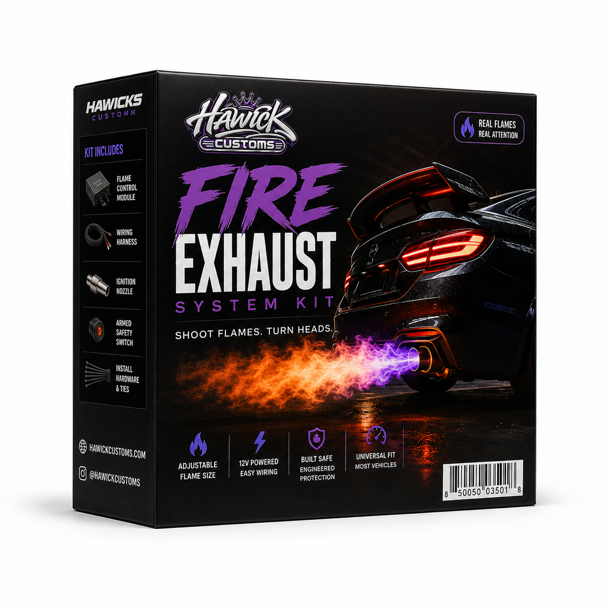 Hawick™ Flame Exhaust Kit